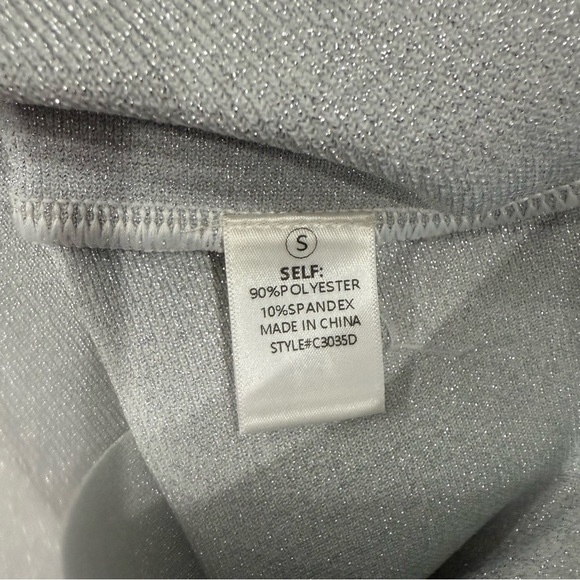 Windsor Shimmering Silver MiniDress - Picture 5 of 7